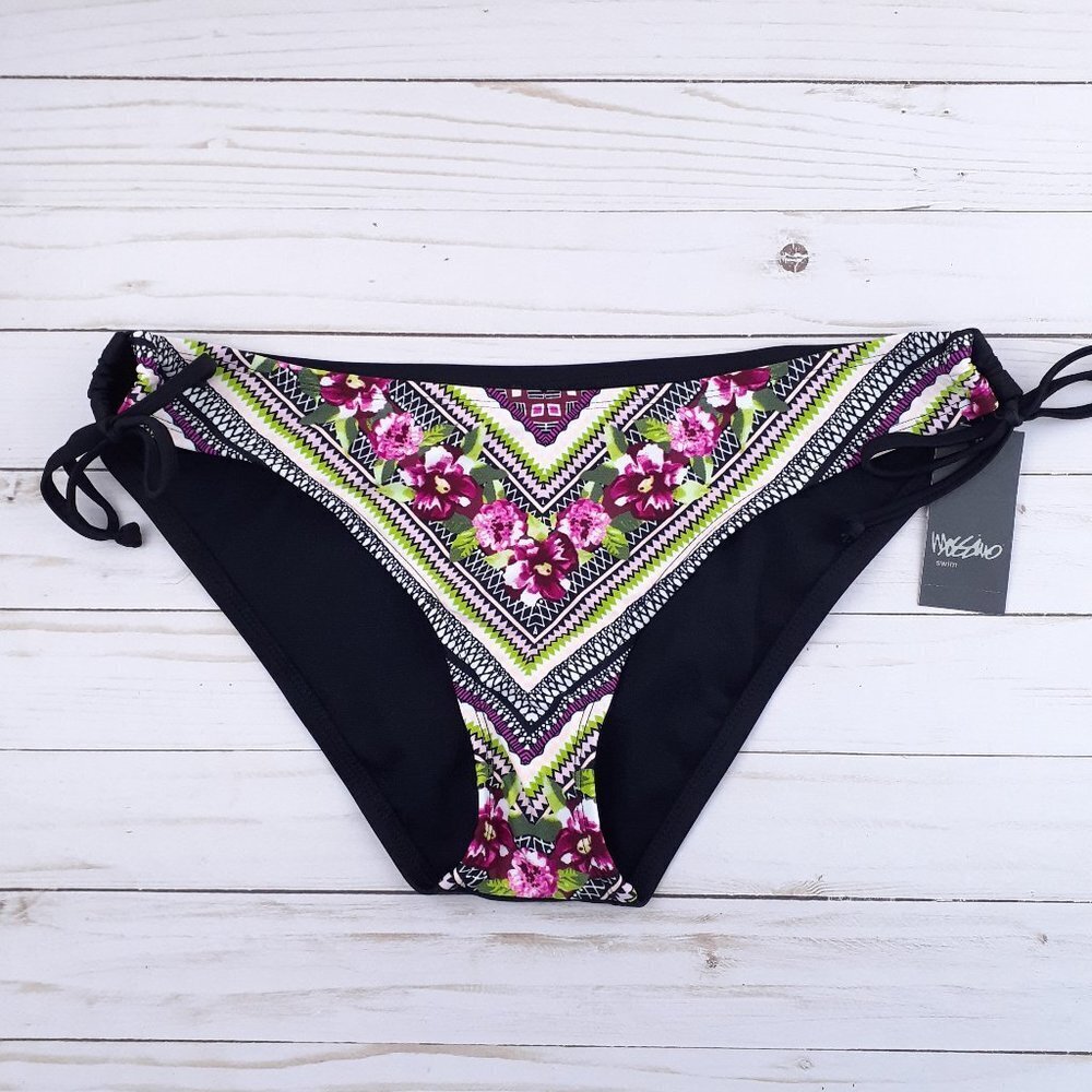 Mossimo Bikini Swim Bottom XL Hipster Floral 87A